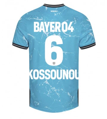 Bayer Leverkusen Odilon Kossounou #6 Tredje trøje 2023-24 Kort ærmer